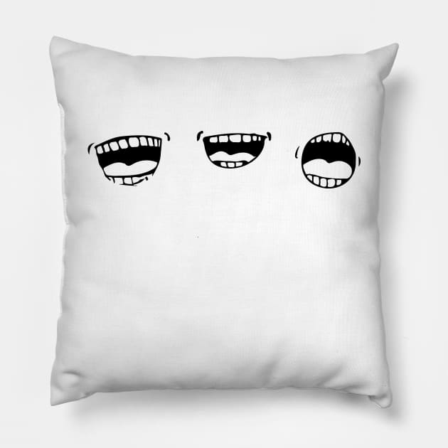 Laugh Pillow by CANVAZSHOP
