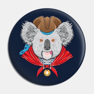 Captain Koala Pin