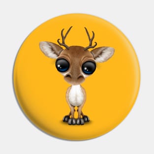 Cute Curious Nerdy Baby Deer Pin