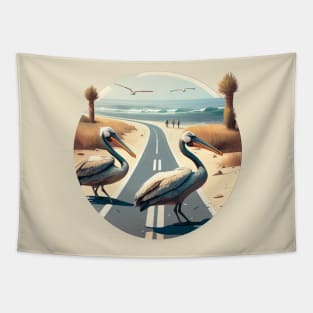 Pelican Art Design Gifts Tapestry