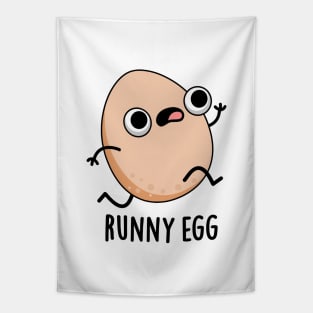 Runny Egg Cute Food Pun Tapestry