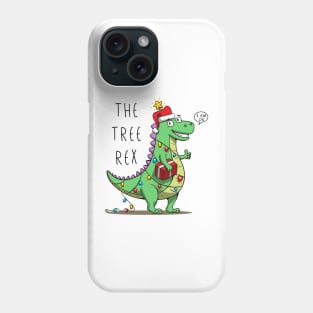 The Tree Rex - Christmas Kids Dinosaur - Funny & Cute - Xmas Pet Dino Phone Case