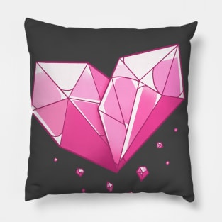 Crystal Heart Pillow