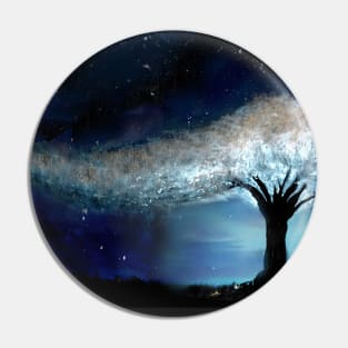 Starry Night Tree Pin