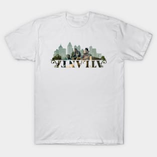  ATLiens Atlanta Script Logo T-Shirt : Clothing, Shoes & Jewelry