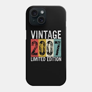 16 Years Old Vintage 2007 Limited Edition 16th Birthday gift Phone Case