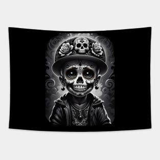 Spooky Kidz  - Dia De Los Muertos Tapestry