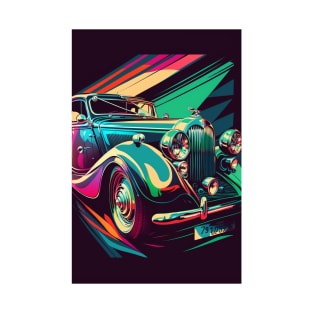 Vintage Rolls Royce: Classic Art Decor for Retro Enthusiasts T-Shirt