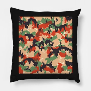 Swiss Army Camouflage Pillow