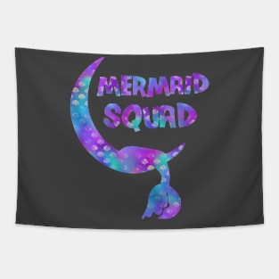 Mermaid Squad Party Tee For Girls Tapestry