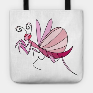 Pink Orchid Mantis Tote