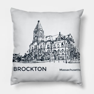 Brockton Massachusetts Pillow