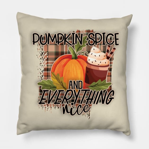 Pumpkin Spice Pillow by SpottydoggCreatives