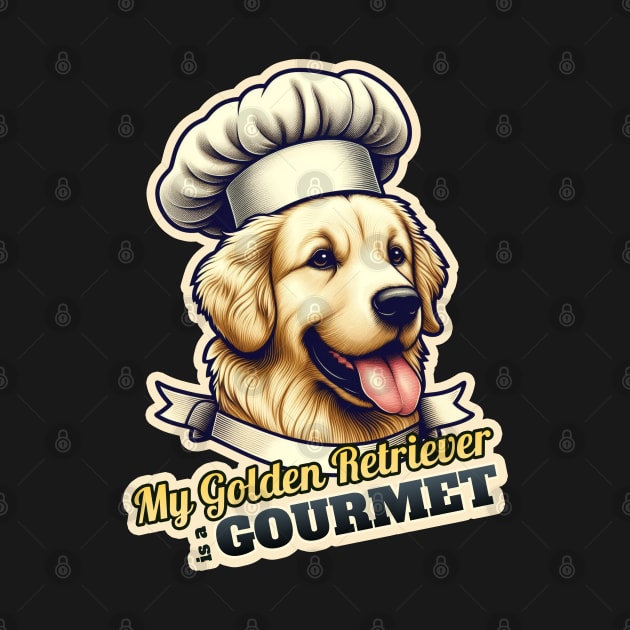 Golden Retriever Chef 3 by k9-tee