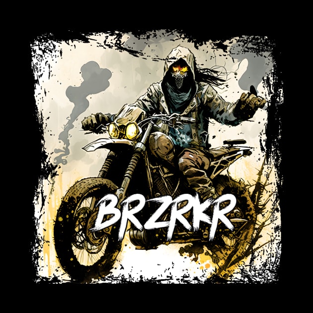 Shadow Man BRZRKR (Berserker) Bike Rider by MLArtifex