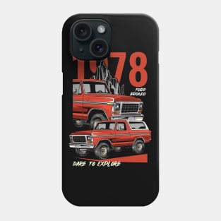 1978 Bronco 4X4 Car Phone Case