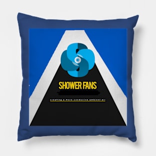 Shower Fans Pattern Pillow