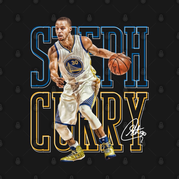 Steph Curry 30 Basketball by Diamond Creative