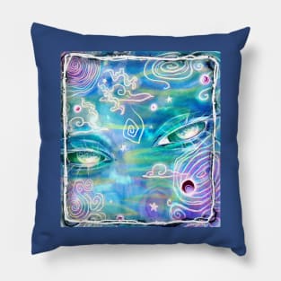 Iridescent Sky Eyes Pillow