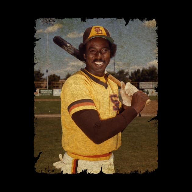 Garry Templeton in San Diego Padres by SOEKAMPTI