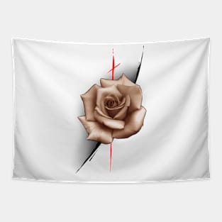 Abstract rose Tapestry