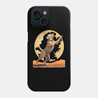 Funny Retro Dancing Dog Competition Phone Case