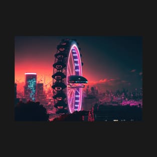 London Eye London Cyberpunk T-Shirt