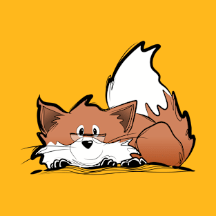 Cute Fox in Glasses T-Shirt