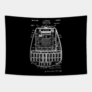 Stenographic Machine Patent Tapestry