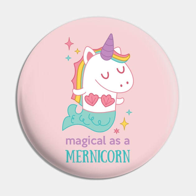 Magical Mernicorn Pin by BoredInc