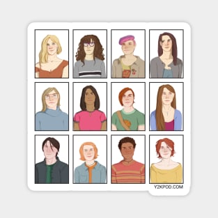 Y2K All Characters - season 1 order Magnet