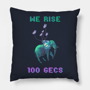 WE RISE - 100 gecs Pillow