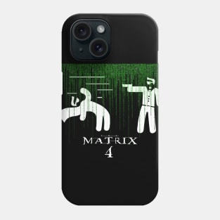 Resurrections Matrix 4 Mens Neo Shirt Neo, Morpheus and Trinity Keanu Reeves Phone Case