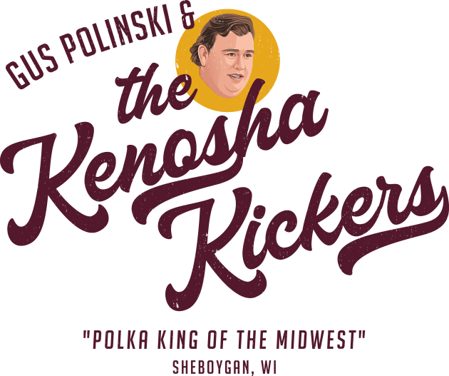 Gus Polinski & The Kenosha Kickers Kids T-Shirt by BodinStreet