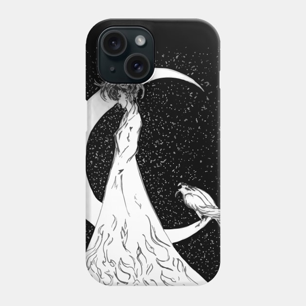 Sandman, the King of Dreams Phone Case by paintingbetweenbooks