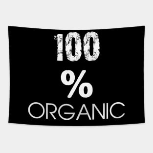 100% Organic Live A Healthy Lifestyle Tapestry