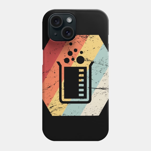 Retro Vintage Science Chemistry Icon Phone Case by MeatMan