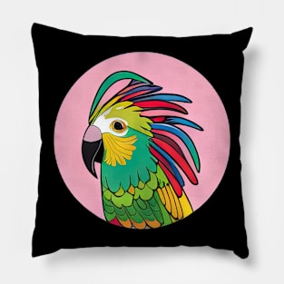 Beautiful Bright Parrot | Pillow