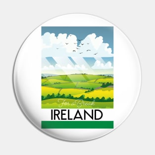 Ireland for a break travel poster Pin