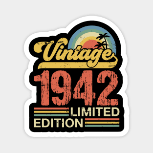 Retro vintage 1942 limited edition Magnet