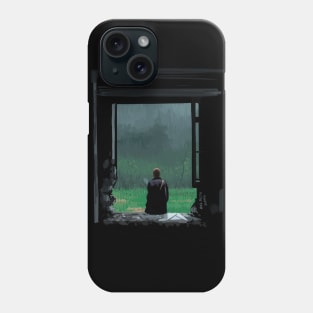 Illustration - Andrei Tarkovsky Stalker Woods Scene Phone Case