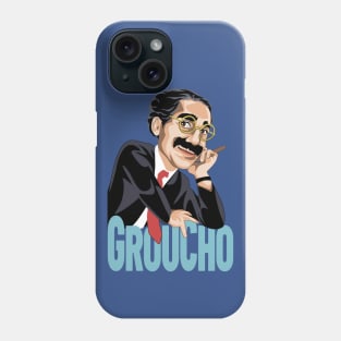 GROUCHO the great comedian of the 20th century Phone Case