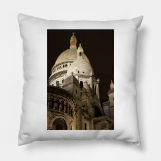 Sacre Coeur At Night - 1 © Pillow