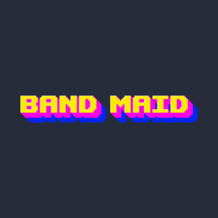 8bit Gaming Style Band Maid Animated T-Shirt