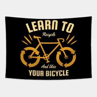 Learn to Recycle and Use Your Bicycle Tapestry