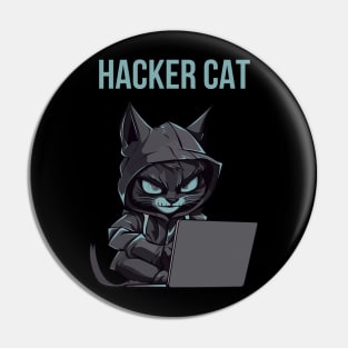 Hacker Cat Pin