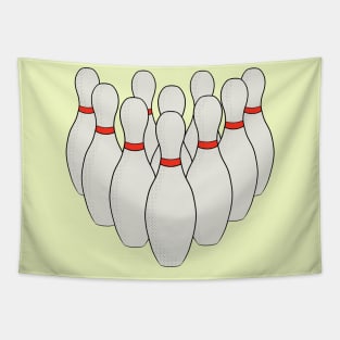 Bowling pins Tapestry