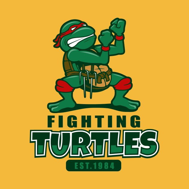 Fighting Turtles by adho1982