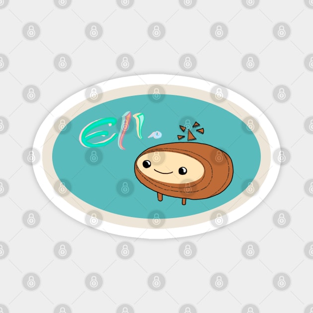 Baby Nut Ello Magnet by Noah Monroe