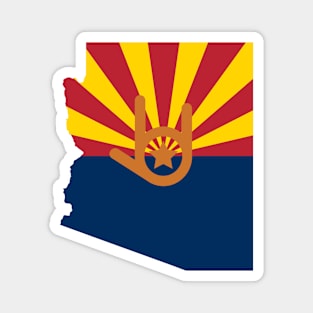 I Love You Arizona Magnet